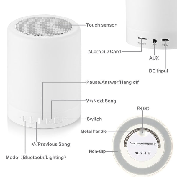 Speaker Bluetooth lamp